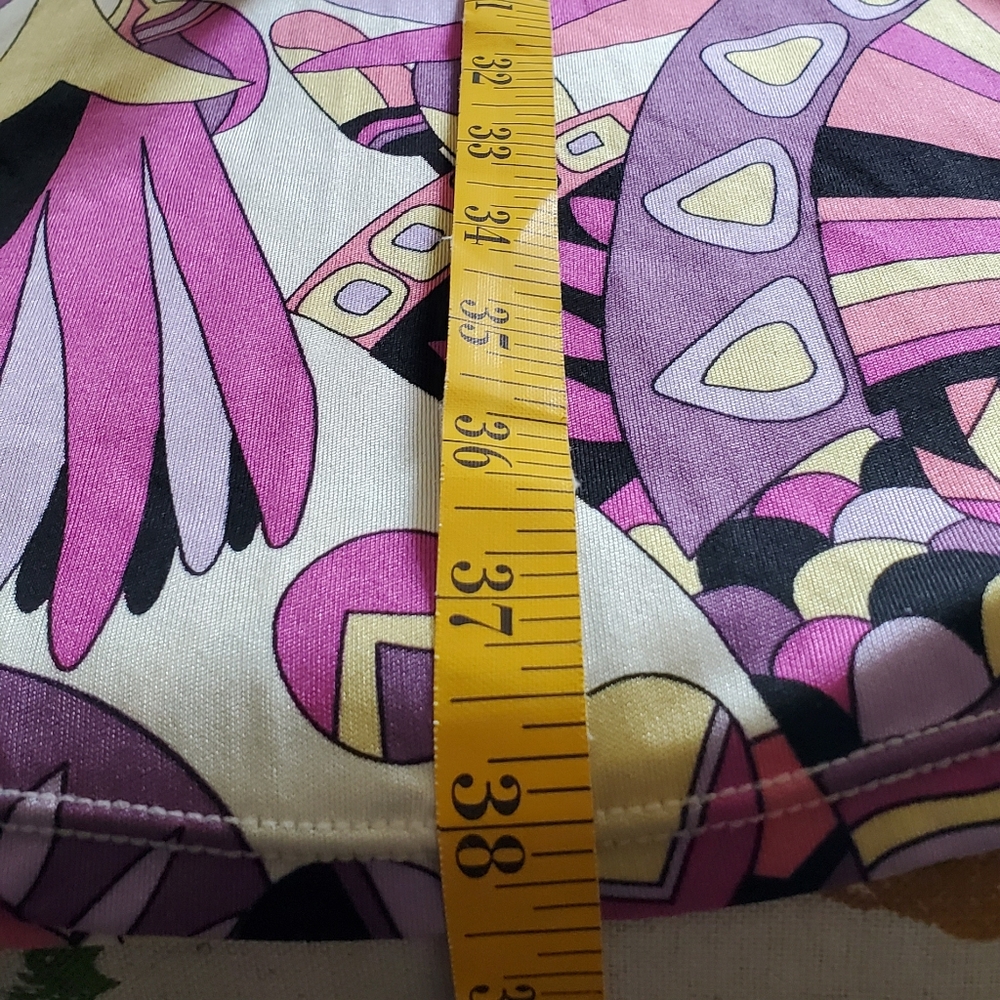 Hale Bob psychedelic silk dress medium - Picture 8 of 8